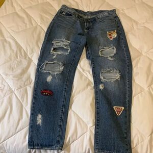ARTICLES OF SOCIETY, rockstar jeans. Broken in, size 27, cotton/poly, great cond